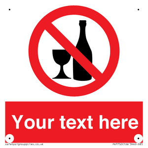 Custom prohibition no alcohol